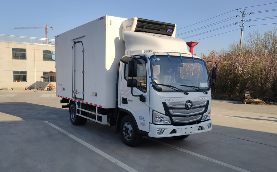 4.2米福田歐馬可/奧鈴HTN5040XLCA1型冷藏車(chē)